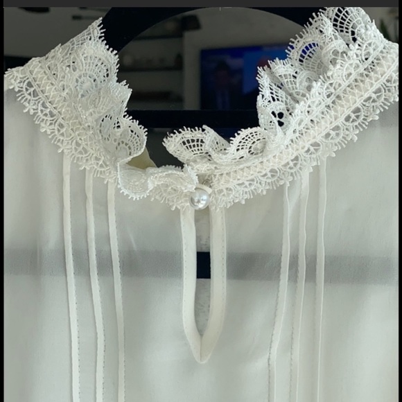 Anthropologie Eri + Ali Harriet Ruffle Blouse - Picture 7 of 9